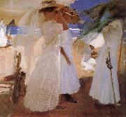 Joaquin Sorolla On the beach china oil painting reproduction